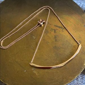 Kendra Scott Graham Necklace Rose Gold